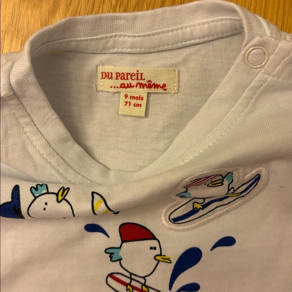 Gorgeous Baby Outfit - super cute Du Pareil au Meme Set - age 9 months